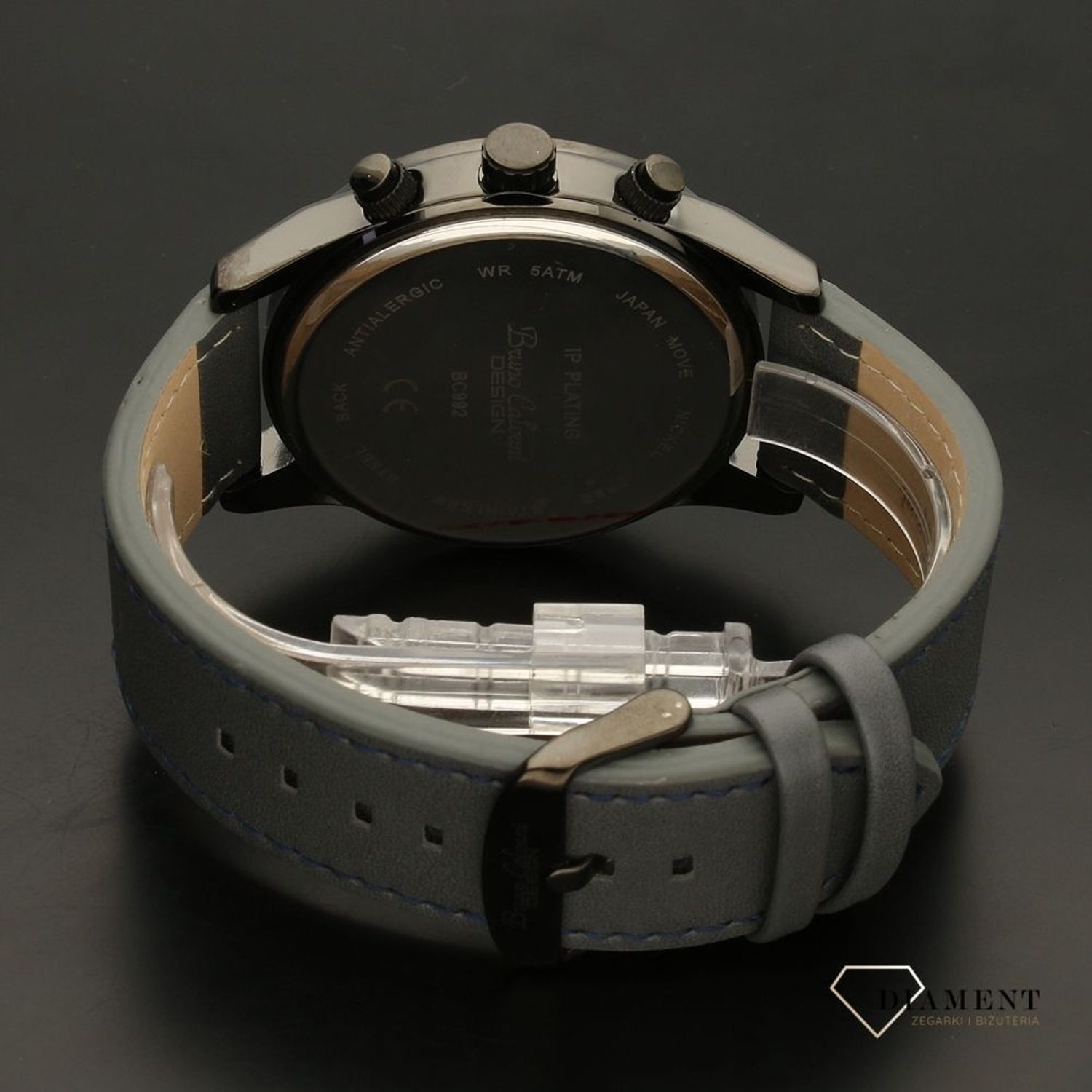 Zegarek męski Bruno Calvani BC992 pasek szary (6).jpg